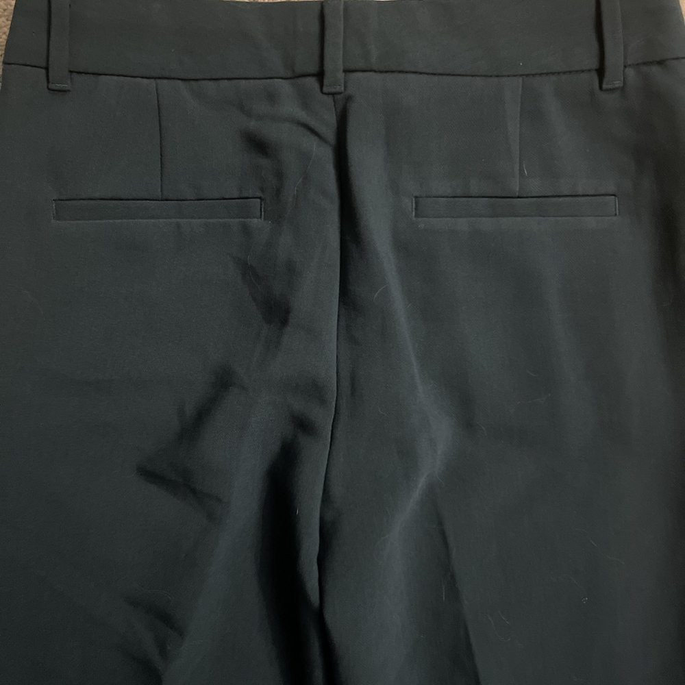 New Banana Republic Blue High Rise Stretch Bootcut Pants 32” Size 6 Pleated NWT - Picture 3 of 10